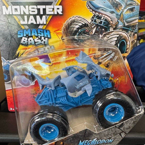 Monster Jam Other - Megalodon Smash & Bash Toy Truck - Blue monster jam New in box
